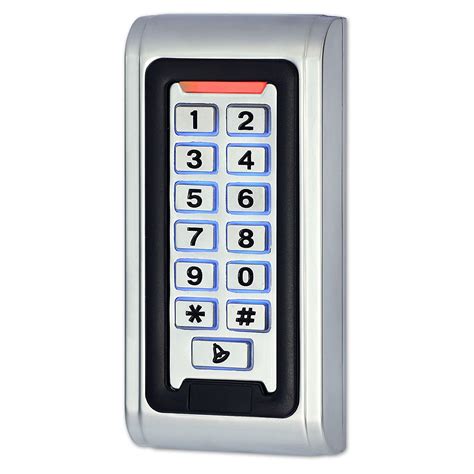 access control keypad outdoor metal housing keypad with card reader|wireless door access control.